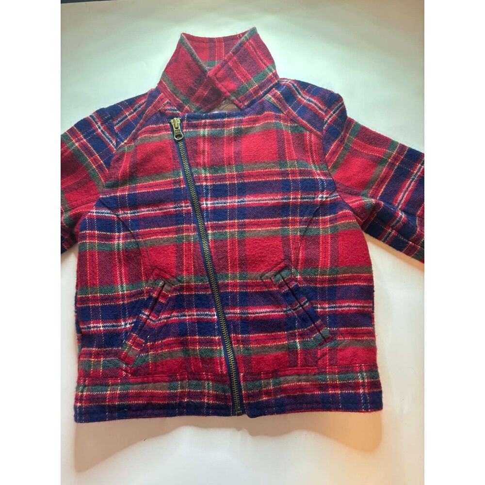 Justice Plaid light jacket size 8